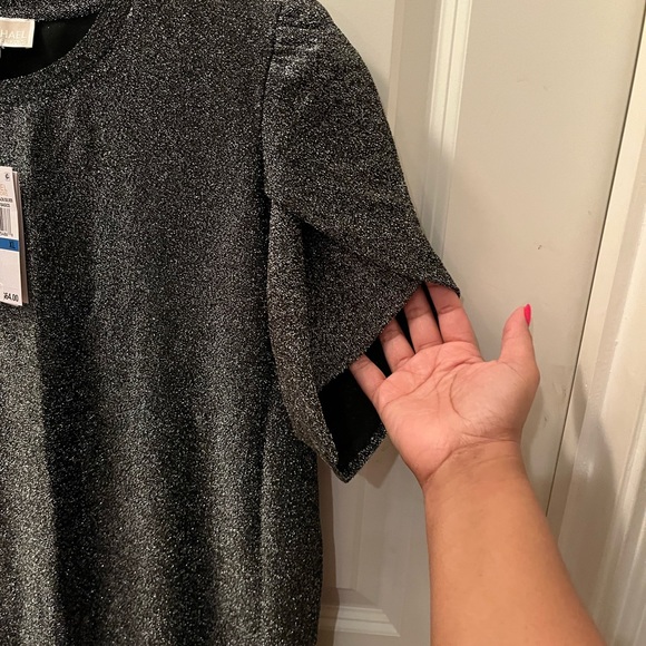 Michael Kors silver shimmer blouse - Picture 4 of 4